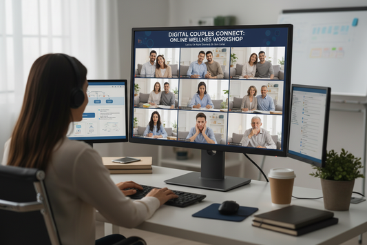 Virtual workshop with multiple couples on video conference