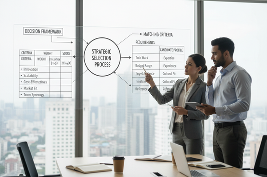 Consultation showing decision framework and matching criteria